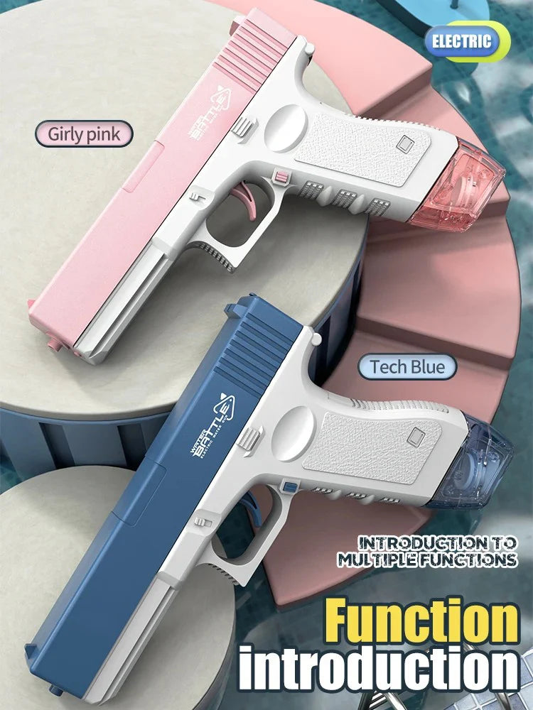 Automatic Electric Water Gun Toy - Portable Burst Water Gun - Kids Outdoor Water Toys