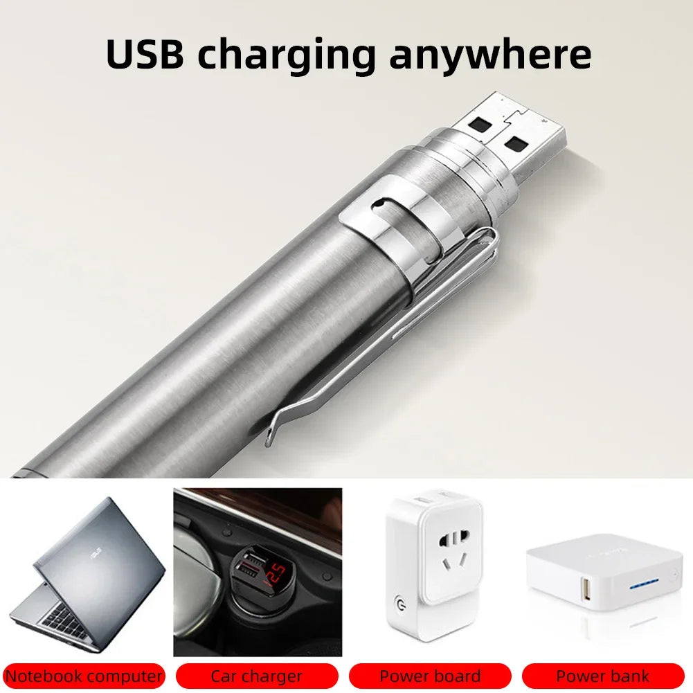 Pointers USB Rechargeable 3-in-1 Flashlight Infrared Multifunctional Built-in Battery Detector Lighting Pet Cat