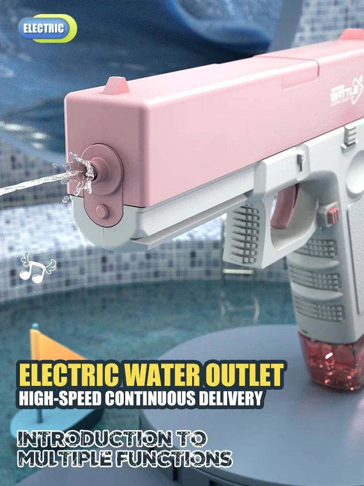 Automatic Electric Water Gun Toy - Portable Burst Water Gun - Kids Outdoor Water Toys